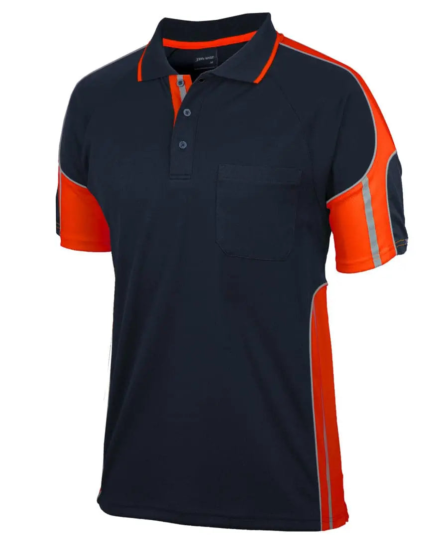 JB's Hi-Vis Short Sleeve Street Panel Polo 6SPPS Jb's Wear